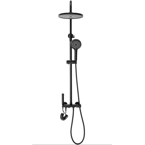 Душевая система на четыре режима Rea Max Black mat (REA-P6615)