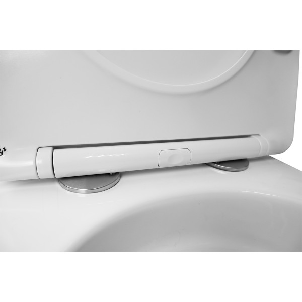 Инсталляция для подвесного унитаза Azario Forte+подвесной унитаз Azario с сиденьем микролифт (AZ-100-100F+AZ-0093UQ3)