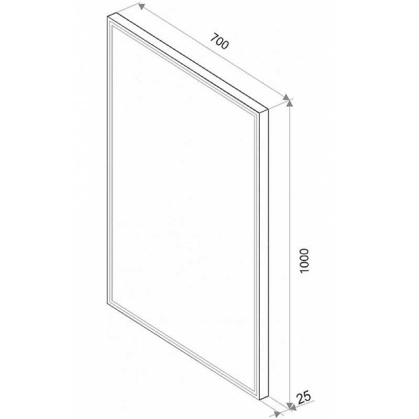 Зеркало с подсветкой Континент Life Led 700x1000 (ЗЛП515)