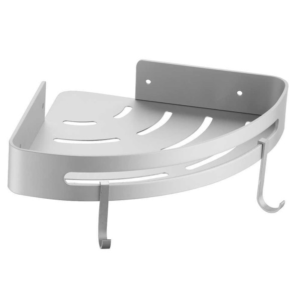 Полка Fashun угловая настен алюм металлик (A7335-17)