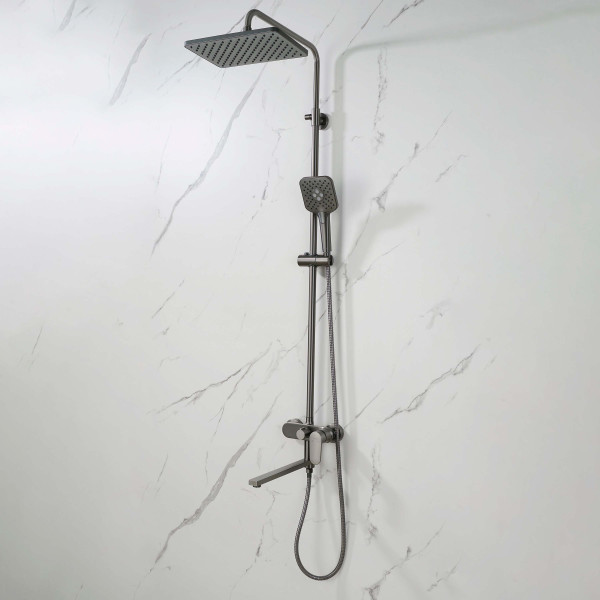 Душевая система Aquatek Ника оружейная сталь (AQ2840BGM)