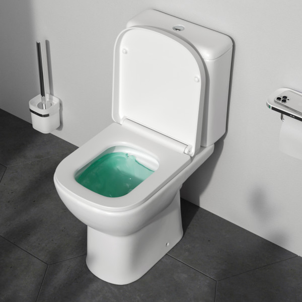 Унитаз-компакт AM.PM Sunny Aquaspin с сиденьем микролифт (C85C8601SC)