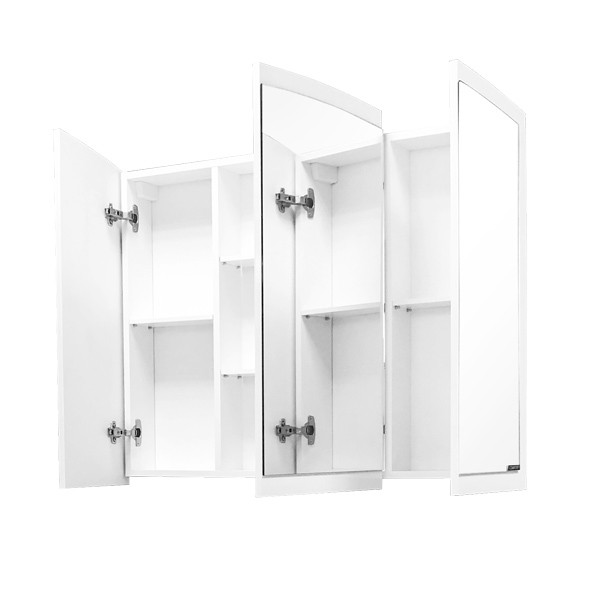 Шкаф зеркальный Comforty Палермо 980x800x145 белый глянцевый (00-00001328) Шкаф зеркальный Comforty Палермо 980x800x145 белый глянцевый (00-00001328)