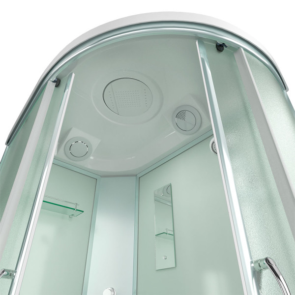 Душевая кабина Erlit 90х90 стекло матовое, профиль хром (ER 351226R-C3-RUS)