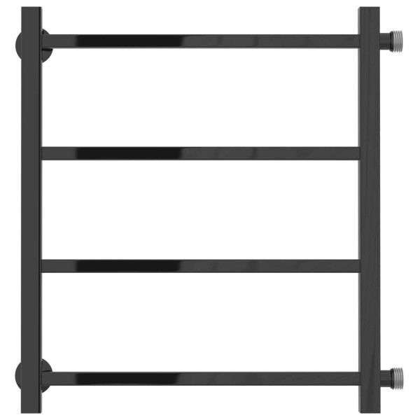 Полотенцесушитель водяной Стилье Версия-КБ 500х500 (4) П 20х20 черный (17630-5050)