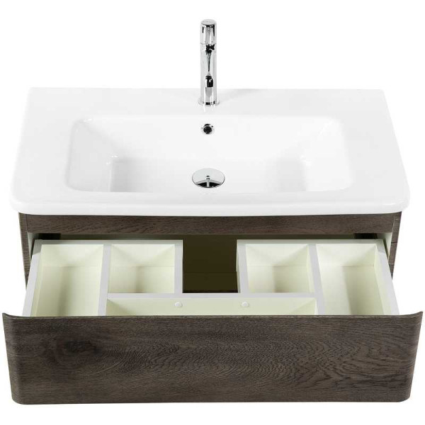Тумба подвесная BelBagno Albano-CER 80 Rovere Nature Grigio (ALBANO-CER-800-2C-SO-RNG) Тумба подвесная BelBagno Albano-CER 80 Rovere Nature Grigio (ALBANO-CER-800-2C-SO-RNG)
