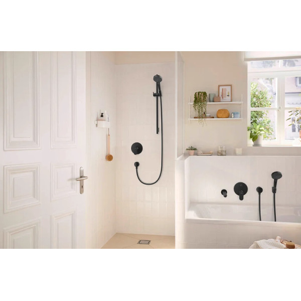 Смеситель для душа Hansgrohe Rebris S черный (72667670) Смеситель для душа Hansgrohe Rebris S черный (72667670)