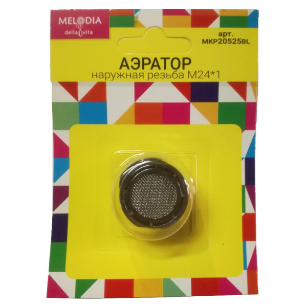 Аэратор Melodia М24x1 пластиковый нар.рез. (MKP20525BL)
