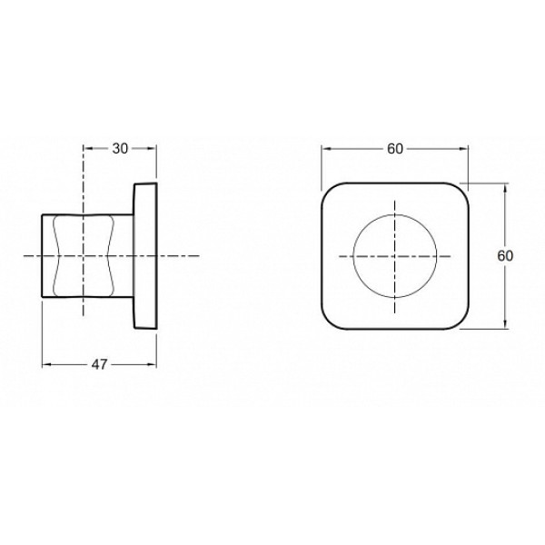 Держатель Jacob Delafon хром (8464D-CP)