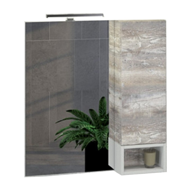 Шкаф зеркальный Comforty Турин 750x750x800 дуб бежевый (00004144198) Шкаф зеркальный Comforty Турин 750x750x800 дуб бежевый (00004144198)