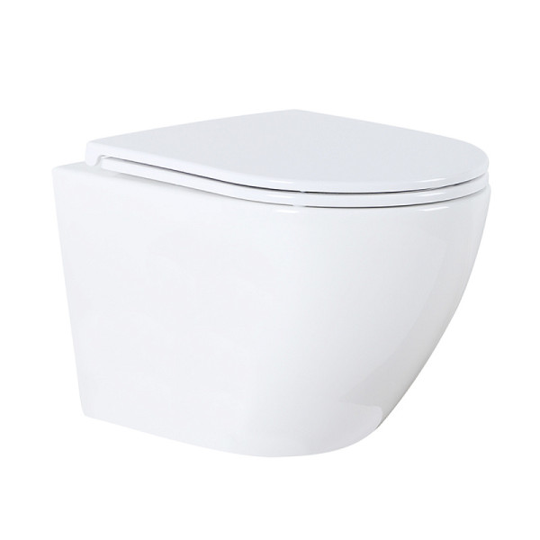 Инсталляция с унитазом Loranto с унитазом Azario Grado с сиденьем микролифт без клавиши (4501+AZ-0046N)