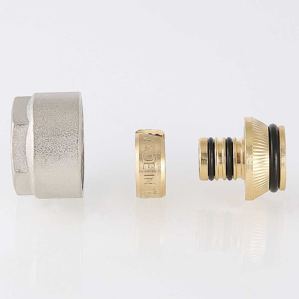 Переход коллекторный 16(2,0)*3/4"(18) (евроконус) Valtec для м/п трубы (VT.4420.NE.16) Переход коллекторный 16(2,0)*3/4"(18) (евроконус) Valtec для м/п трубы (VT.4420.NE.16)