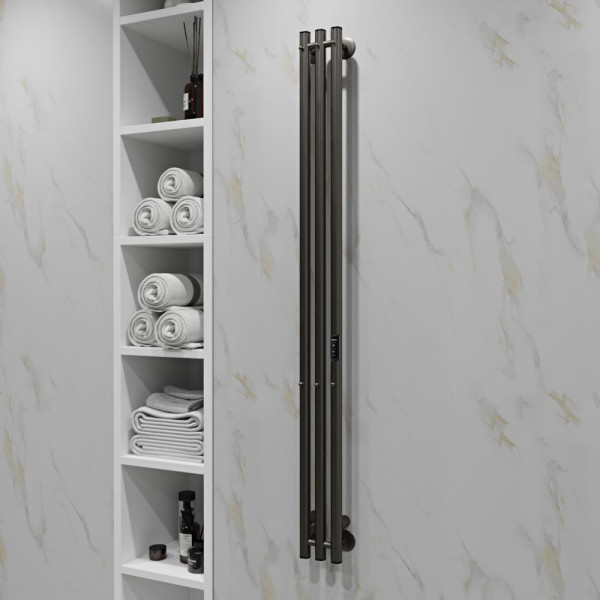 Полотенцесушитель электрический Indigo Style 3 1200x130 унив.подкл.RxL, Gun Metal (LSE120-13GNSRt) Полотенцесушитель электрический Indigo Style 3 1200x130 унив.подкл.RxL, Gun Metal (LSE120-13GNSRt)