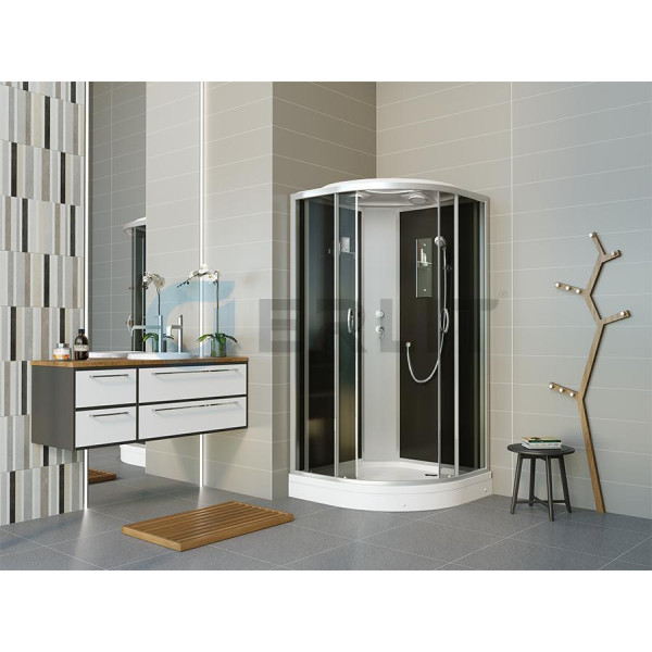 Душевая кабина Erlit 80х80 стекло тонированное (ER3508P-C4)