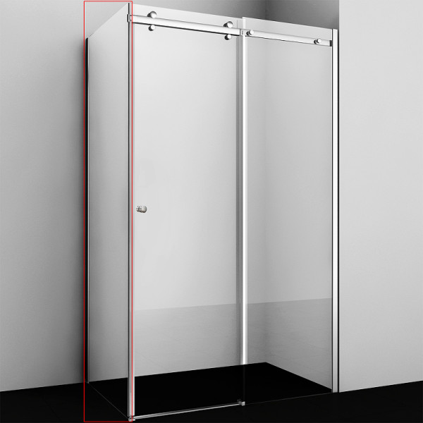 Душевая стенка WasserKRAFT Vils 56R 100х200 стекло прозрачное, профиль хром (56R10-RP100) Душевая стенка WasserKRAFT Vils 56R 100х200 стекло прозрачное, профиль хром (56R10-RP100)