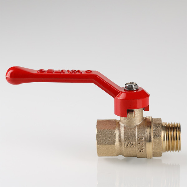 Кран 1/2" ВН шаровый Valtec Стандарт без покрытия (красная ручка) VT.121.GN.06 Кран 1/2" ВН шаровый Valtec Стандарт без покрытия (красная ручка) VT.121.GN.06