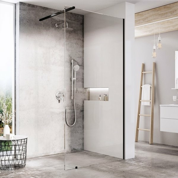 Душевое ограждение Ravak Walk-In 60x200 стекло прозрачное, профиль черный матовый (GW9W030Z1) Душевое ограждение Ravak Walk-In 60x200 стекло прозрачное, профиль черный матовый (GW9W030Z1)