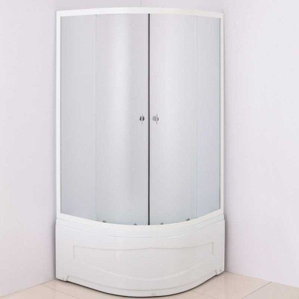 Душевой уголок Niagara 900*900*1930 стекло матовое, профиль хром (NG-006)