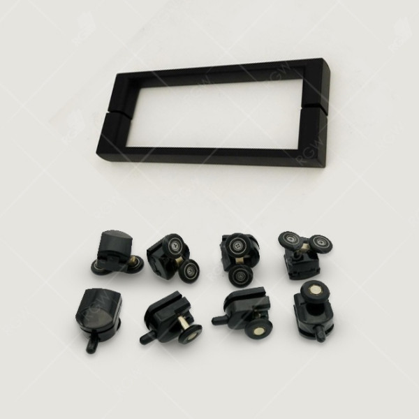 Душевой уголок RGW CL-48B CL-14B + Z-050-1B 150*80 стекло прозрачное, профиль черный 32094885-014