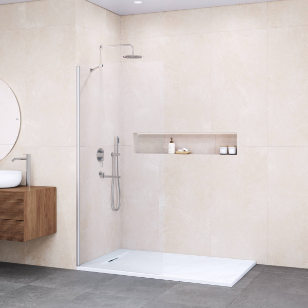 Душевое ограждение RGW Walk In 70x195 стекло прозрачное, профиль хром (35101107-11)