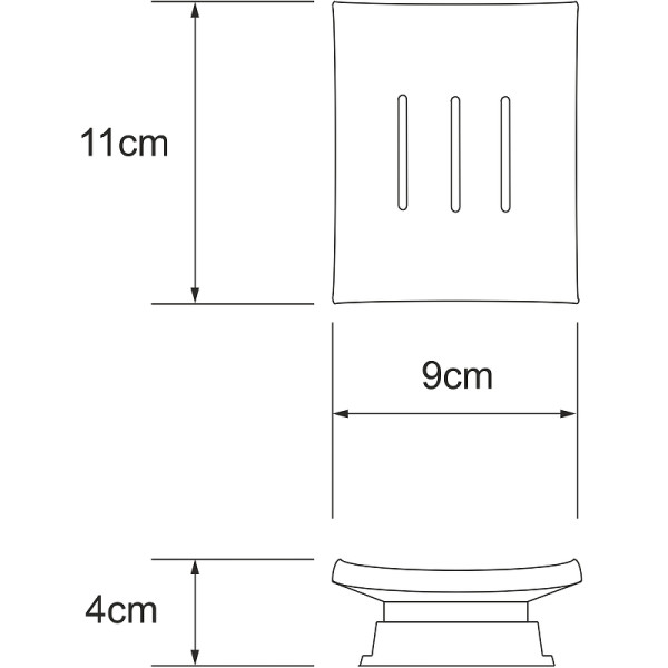 Мыльница WasserKRAFT Amper хром (K-5429)