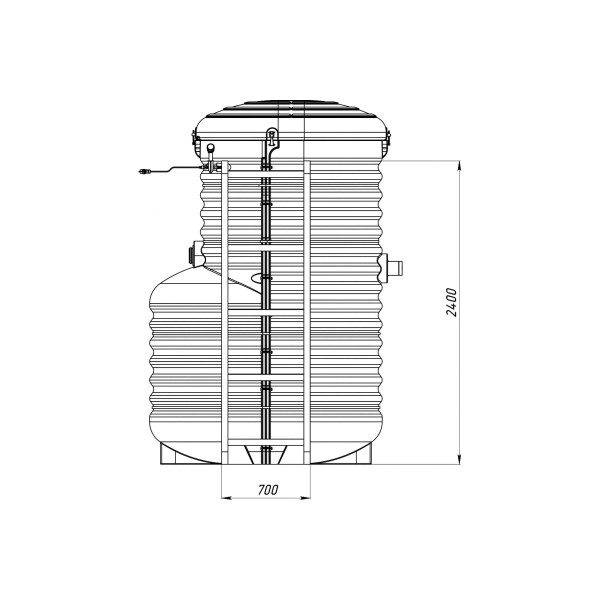 Станция биологической очистки ЭкоПром Rostok Aero 2600 (506.0000.899.002)