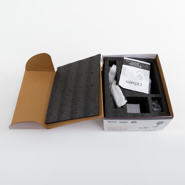 Смеситель для ванны и душа Cezares Liner хром (LINER-VD-01)