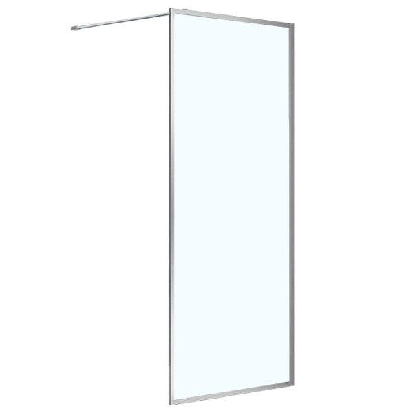 Душевая перегородка Azario Richmond 6310 Walk-in 700х200 стекло прозрачное профиль серебро (AZ-NAG6310 700)