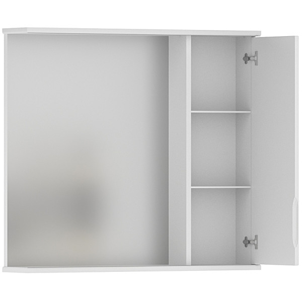 Шкаф зеркальный Volna Adel 800x700 белый (zsADEL80.R-01) Шкаф зеркальный Volna Adel 800x700 белый (zsADEL80.R-01)