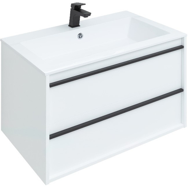 Тумба подвесная Aquanet Lino 80 белый матовый (00253903) Тумба подвесная Aquanet Lino 80 белый матовый (00253903)