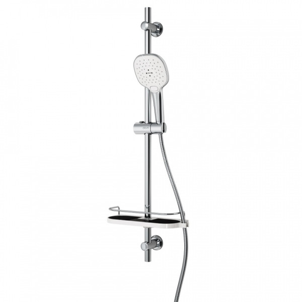 Душевой гарнитур Dorff Prime с душевым набором хром, белый (D0140000)