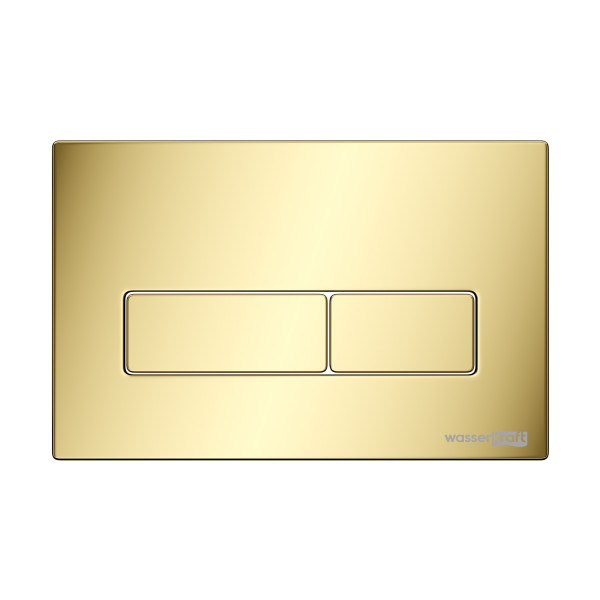 Инсталляция для унитаза WasserKRAFT Glan с клавишей смыва глянцевое золото (66TLT.010.ME.BL.PG03)