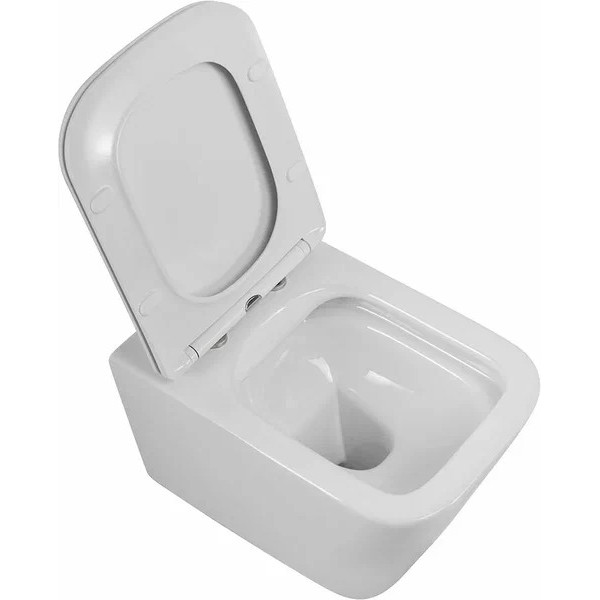 Унитаз подвесной BelBagno Due безободковый (BB7107CHR/SC)