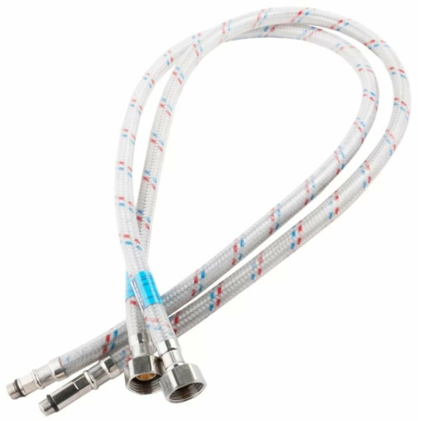 Подводка гибкая для смесителя 1500 мм 1/2"хМ10 Monoflex Оптима (пара, силиконовая оболочка) (Н02320)