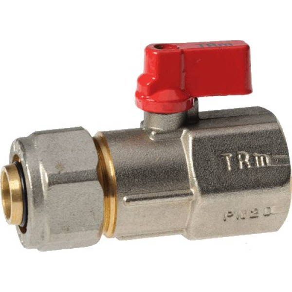 Кран 16*1/2"В шаровый TeRma (обжим, мини) (30233) Кран 16*1/2"В шаровый TeRma (обжим, мини) (30233)