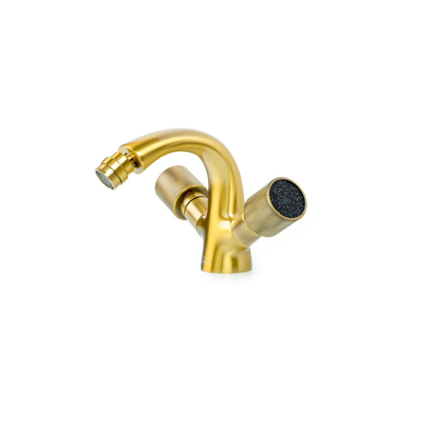 Смеситель для биде Boheme Royal Cristal бронзовый (316-Royal/CRST black)