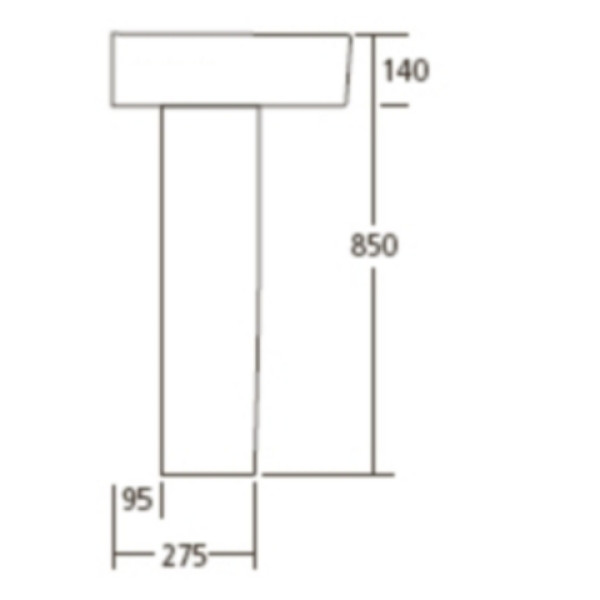 Пьедестал для раковины Ideal Standard Connect 720x190x195 (E797301)