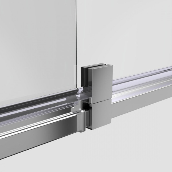 Душевая дверь Vincea Intra 900/1000х1900 стекло прозрачное, профиль хром (VDP-1I9010CL)