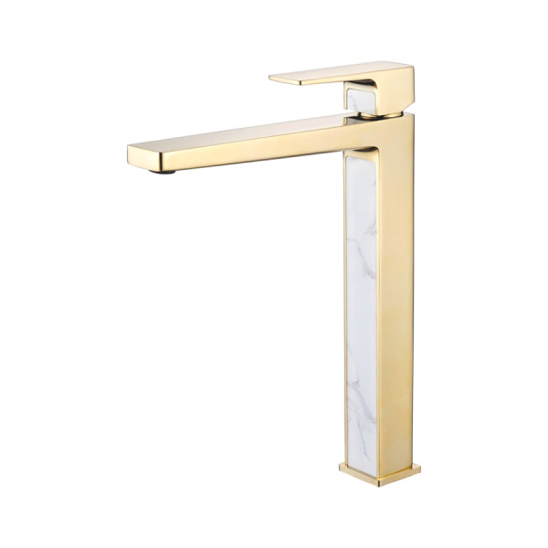 Смеситель для раковины Ledeme золотой (L1173G)