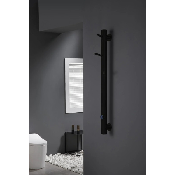 Полотенцесушитель электрический Boheme OAK 201x1500 B (черный) (724-B) Полотенцесушитель электрический Boheme OAK 201x1500 B (черный) (724-B)