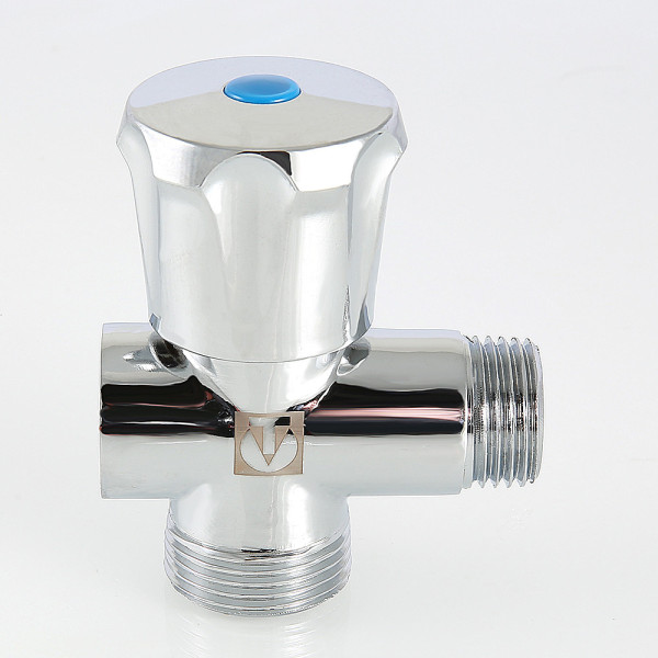 Кран проходной 1/2"х3/4"х1/2" ВН вентильный Valtec (хром) VT.255.N.04 Кран проходной 1/2"х3/4"х1/2" ВН вентильный Valtec (хром) VT.255.N.04