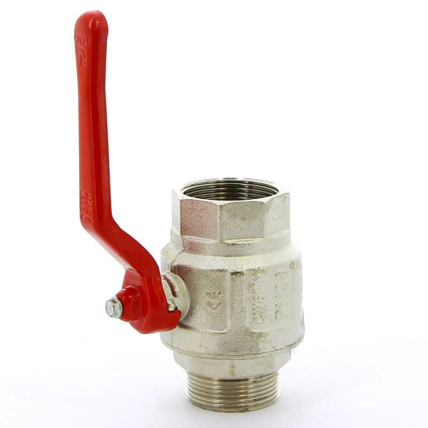 Кран Itap 1 1/2" ВН шаровый Ideal (красная ручка) (0910112)