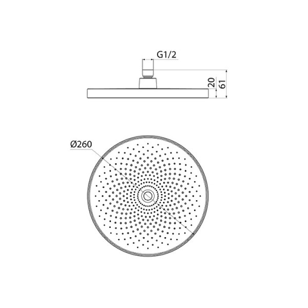 Душ верхний Iddis SpaHome 260 мм черный (SPA26BPi64) Душ верхний Iddis SpaHome 260 мм черный (SPA26BPi64)