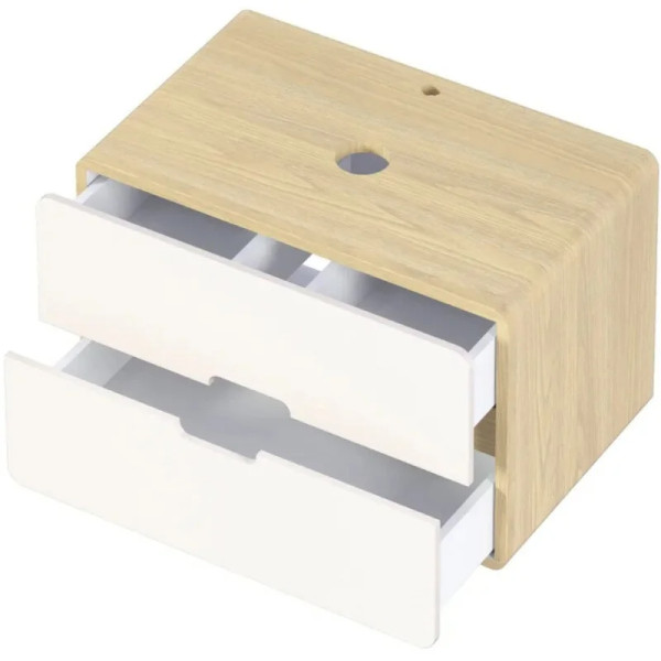 Тумба подвесная 1Marka Vortex 800x500x50 (орех лучистый солнечный/монолит айсберг) (Ц0000033023) Тумба подвесная 1Marka Vortex 800x500x50 (орех лучистый солнечный/монолит айсберг) (Ц0000033023)