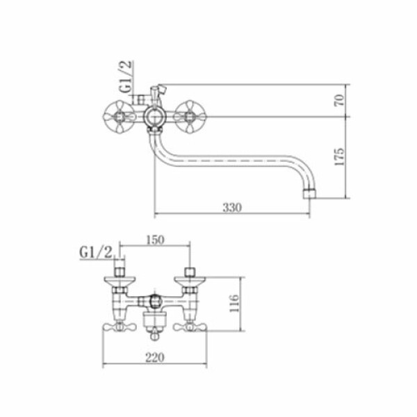 Смеситель для ванны и душа Fashun с душевым комплектом хром (A2208-2) Смеситель для ванны и душа Fashun с душевым комплектом хром (A2208-2)