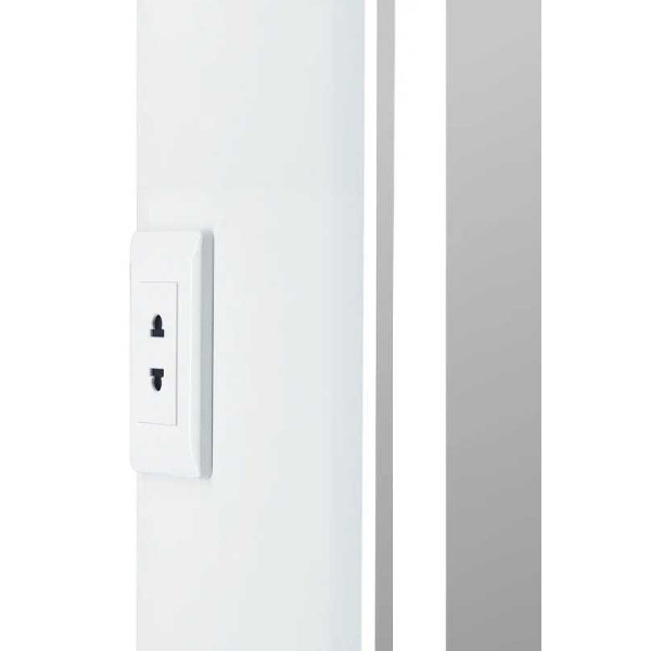 Шкаф зеркальный Континент Allure LED 550х800 правый с розеткой (МВК003) Шкаф зеркальный Континент Allure LED 550х800 правый с розеткой (МВК003)