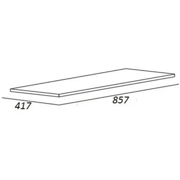 Вставка в дно металлического каркаса Cezares Cardo 85,7x16 Bianco (CADRO-90-MENS-BIANCO) Вставка в дно металлического каркаса Cezares Cardo 85,7x16 Bianco (CADRO-90-MENS-BIANCO)