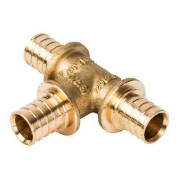 Тройник Stout PE-Xa 20*20*20 (латунь) (SFA-0013-000020) Тройник Stout PE-Xa 20*20*20 (латунь) (SFA-0013-000020)