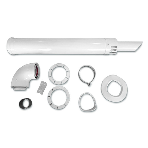 Комплект коаксиального дымохода Gekon 60/100 75 см (GKD 60100L750) Комплект коаксиального дымохода Gekon 60/100 75 см (GKD 60100L750)