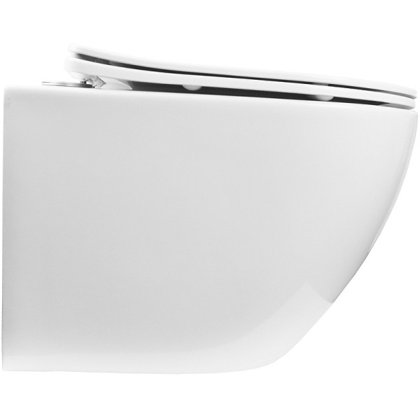 Унитаз подвесной Azario Grado с сиденьем с микролифтом белый (AZ-0046)